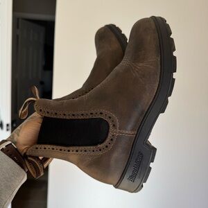 Blundstone 1351 Rustic Brown Leather Ankle Chelsea Boots